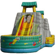 inflatable amusement park slide